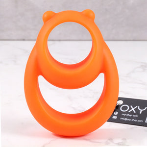 The Dominator Duo – Silicone Cock Ring & Ball Separator