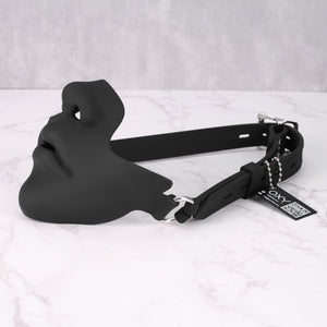 The Blank Slate Mask + Gag — No Face, No Voice, No Say