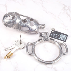 The Phantom Titanium Chastity - With D Rings for belt.