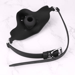 The Blank Slate Mask + Gag — No Face, No Voice, No Say