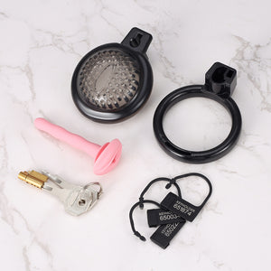 TheReminder – Femine Chastity Cage with urethral tube