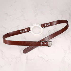 The No-Escape Strap - Leather Chastity cage Belt