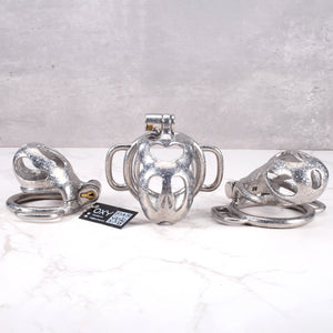 The Phantom Titanium Chastity - With D Rings for belt.
