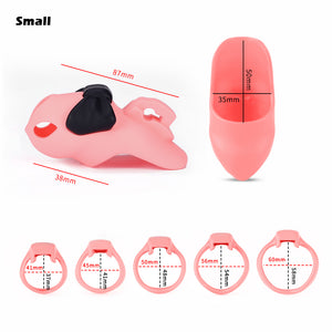 Bowdown – Ribbon Chastity Cage – (HTV4 serie) - 5 sizes