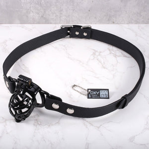 Adjustable Cowhide Chastity Belt Strap – 2 Designs - Oxy-shop