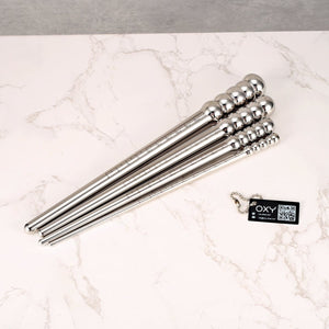 AeroGlide Stainless Steel Prostate Probes – Precision - Sized with Ruler Markings - Oxy - shop