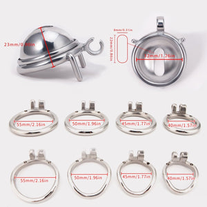CH58 - Tiny Dome - Pee Hole Chastity Device - Oxy - shop