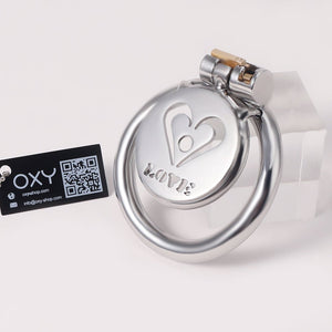 CH61 - Mini Flat Plate Chastity – Heart or Butterfly Pattern - Oxy - shop