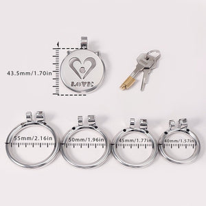 CH61 - Mini Flat Plate Chastity – Heart or Butterfly Pattern - Oxy - shop
