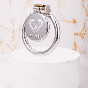 CH61 - Mini Flat Plate Chastity – Heart or Butterfly Pattern - Oxy - shop