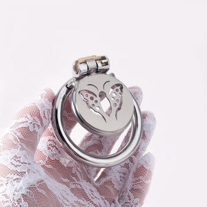 CH61 - Mini Flat Plate Chastity – Heart or Butterfly Pattern - Oxy - shop