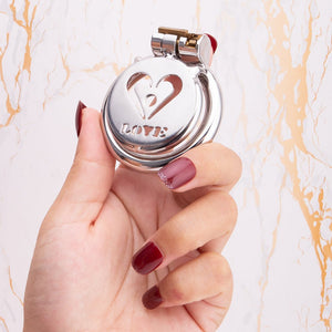 CH61 - Mini Flat Plate Chastity – Heart or Butterfly Pattern - Oxy - shop