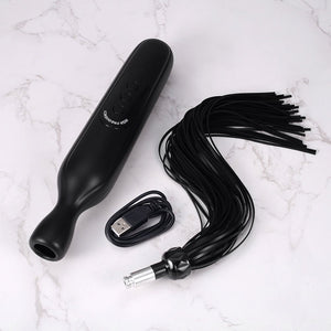 CurrentMood – High Frequency E - Stim Wand (Glass Probe & Flogger Editions) - Oxy - shop