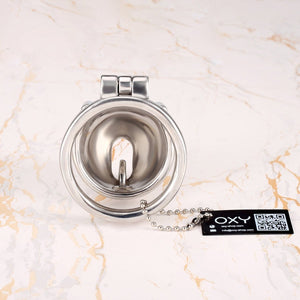Dominion PA – Custom Steel Chastity Cage with Integrated PA Lock - Oxy - shop