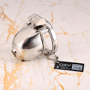 Dominion PA – Custom Steel Chastity Cage with Integrated PA Lock - Oxy - shop