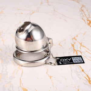 Dominion PA – Custom Steel Chastity Cage with Integrated PA Lock - Oxy - shop