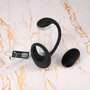 DualForce - Cock ring & remote controlled vibrating anal plug - Oxy - shop