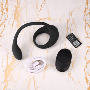 DualForce - Cock ring & remote controlled vibrating anal plug - Oxy - shop