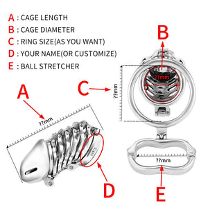 ExoSpine Custom Chastity – 3D Printed Steel Precision Fit - Oxy - shop