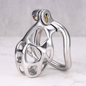 Guardian Arc – Stainless Steel Chastity Cage (Curved Ring Edition) - 5 Sizes - Oxy - shop