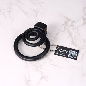 Noir Hypno – Small 3D Printed Chastity Cage - Oxy - shop