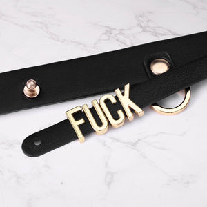 Personalized Submissive BDSM Collar - Devotion Name Collar - Oxy - shop