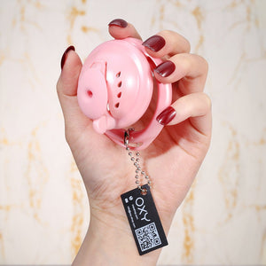 Plugged Vagina Chastity cage - Harness friendly & unique lock system - Oxy - shop