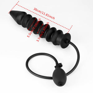 PressureCoil – Inflatable Ribbed Plug - Oxy - shop