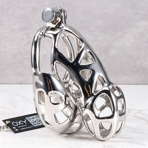 STEEL The Guardian With Balls Shell - Polished Steel - Oxy-shop