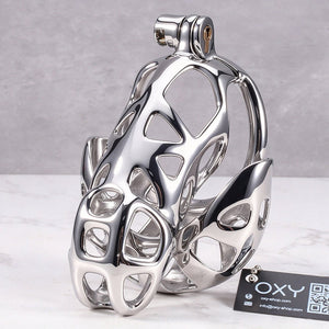 STEEL The Guardian With Balls Shell - Polished Steel - Oxy-shop