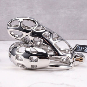 STEEL The Guardian With Balls Shell - Polished Steel - Oxy-shop