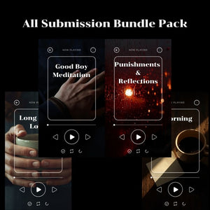 Submission Bundle — 4 Guided Audio Packs for Male Subs & D/s Dynamics - Oxy - shop