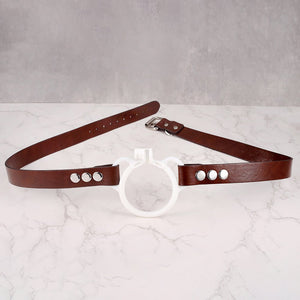 The No-Escape Strap - Leather Chastity cage Belt - Oxy-shop