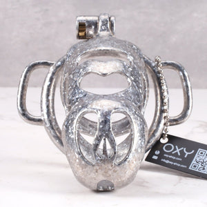 The Phantom Titanium Chastity - With D Rings for belt. - Oxy-shop