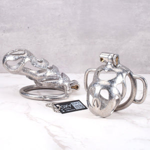 The Phantom Titanium Chastity - With D Rings for belt. - Oxy-shop