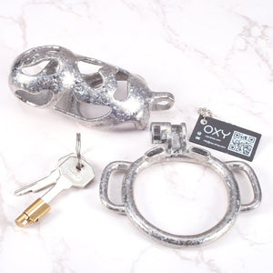The Phantom Titanium Chastity - With D Rings for belt. - Oxy-shop