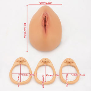 Ultimate Transformation: The Realistic Vagina Cock Cage - Oxy-shop