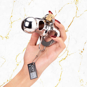 2-in-1 Ball Stretcher Cock Cage CH10 - Oxy-shop