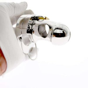 2-in-1 Ball Stretcher Cock Cage CH10 - Oxy-shop