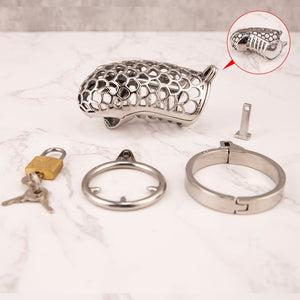 24K Gold Dragon Chastity FLAT Ring 3.34" / 85mm - Oxy-shop