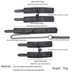 Leather BDSM restraint Set -Bondage-Oxy-shop
