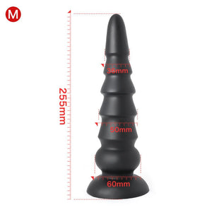 Bit by bit to a stretched butthole - Silicone Anal plug - Oxy-shop