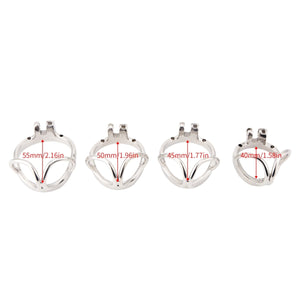 CH09-V2 - Steel Chastity with Balls Support - Oxy-shop