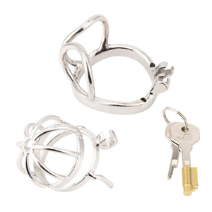 CH09-V2 - Steel Chastity with Balls Support - Oxy-shop