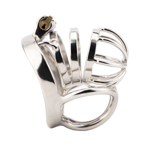 CH09-V2 - Steel Chastity with Balls Support - Oxy-shop