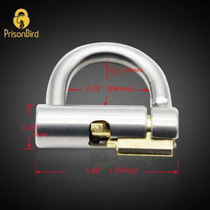 CH29 - Luxury PA Chastity Cage / Titanium PA Lock - Oxy-shop