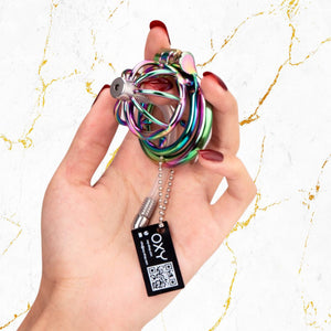 CH33 - Short - 1.77''/45mm - Catheter Option - Rainbow Effect - Oxy-shop