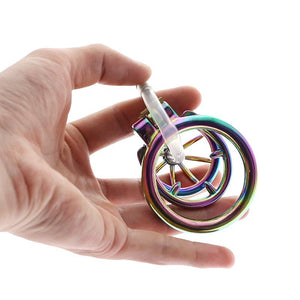 CH33 - Short - 1.77''/45mm - Catheter Option - Rainbow Effect - Oxy-shop