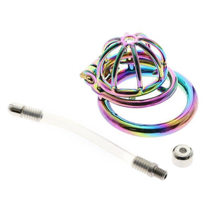 CH33 - Short - 1.77''/45mm - Catheter Option - Rainbow Effect - Oxy-shop