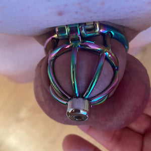 CH33 - Short - 1.77''/45mm - Catheter Option - Rainbow Effect - Oxy-shop